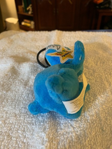 2005 Neopets McDonald's BLUE GRARRL Plush Happy Meal Toy Figure KEY CHAIN CLIP - Picture 6 of 7
