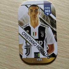 Panini FIFA 365 Adrenalyn XL Metal сards:Card 155 Cristiano Ronaldo
