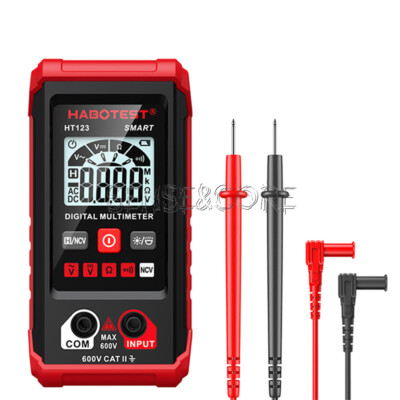 HABOTEST HT123 Digital Multimeter Non-Contact Voltage Tester AC/DC Voltmeter