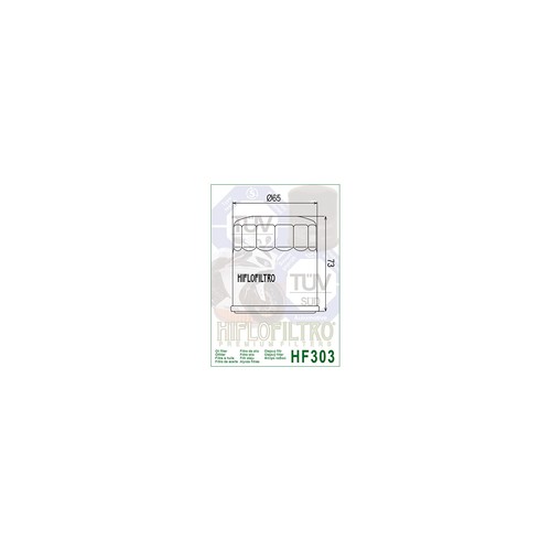 Filtro Olio Hiflo HF303 Per Kawasaki ER500 C3 C4P C5P ER-5 2003>2006 - Foto 2 di 3