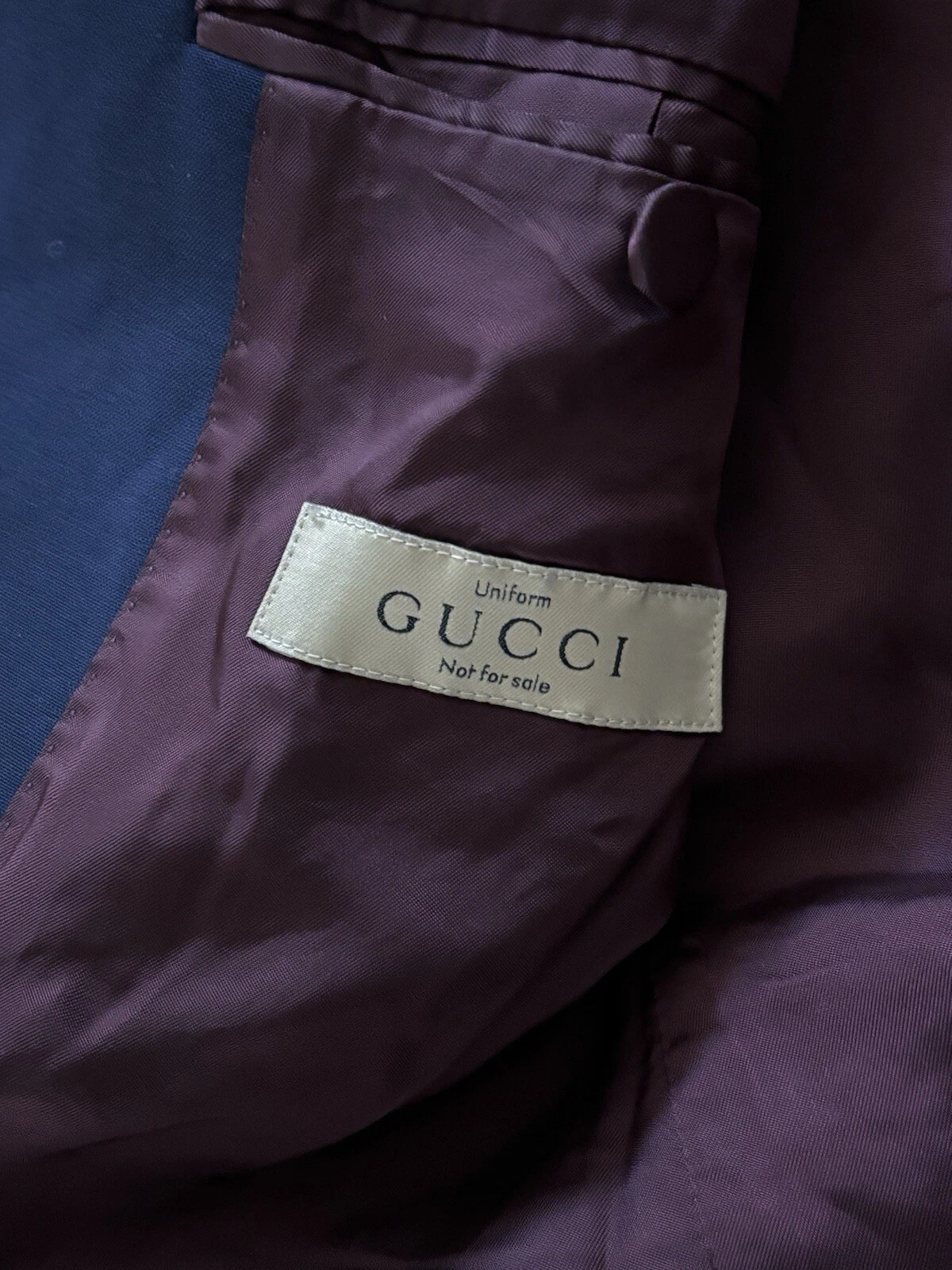 Giacca blazer tuta uomo Gucci originale taglia 52