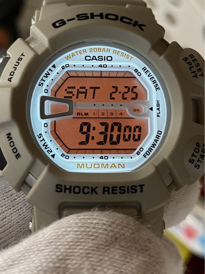 G-SHOCK/時計/MUDMAN/マット/G-9000/グレージュ/ミリタリー-