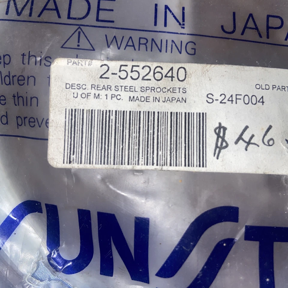 Piñón trasero Sunstar 2-552640 530 40 dientes TL1000 Hayabusa aluminio Foto 3 de 3