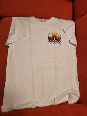 T-shirt One Piece X Burger King 2024 – Luffy Version Blanche – Taille M