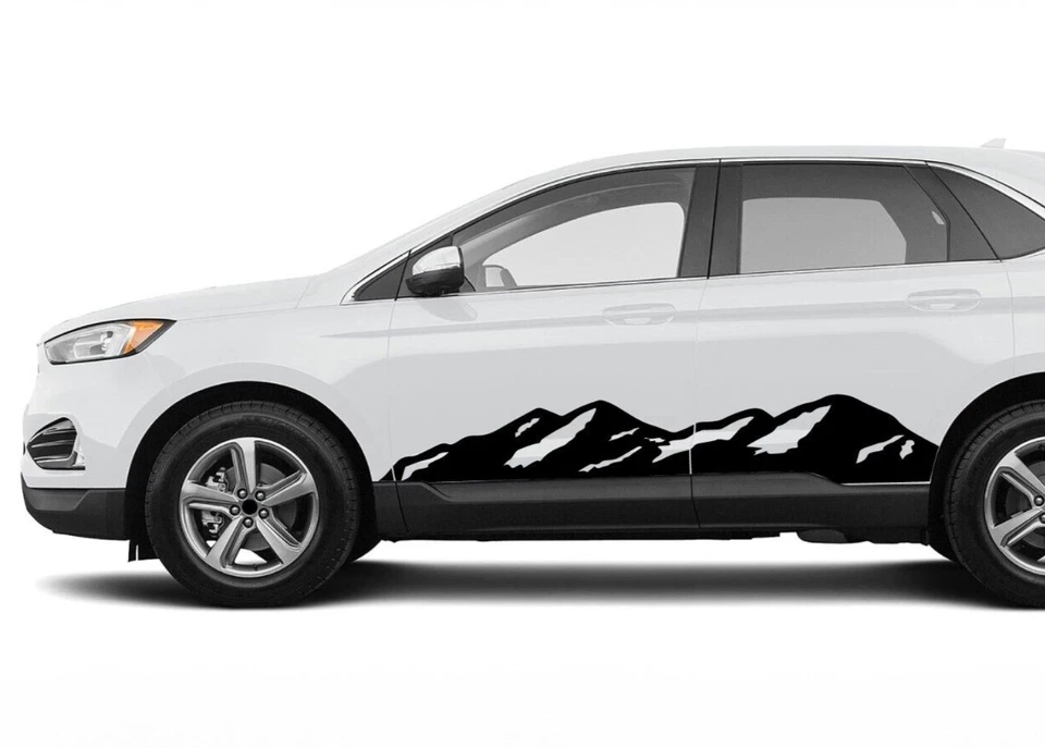Calcomanía Adhesiva Montañas Kit Diseño Gráfico Vinilo para Ford Edge Kuga 2015-Presente Foto 2 de 4