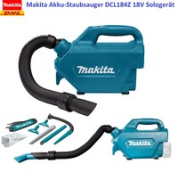 Makita Akku-Staubsauger DCL184Z 18V SologeräT Neu Stark Leicht!