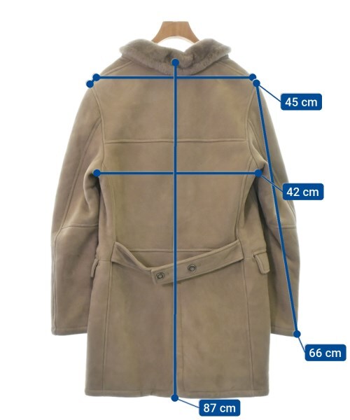yasu3551piu1uguale3× EMMETI MOUTON EMMETI Mouton Coat Beige 46(Approx. M) 2200375995019 | eBay