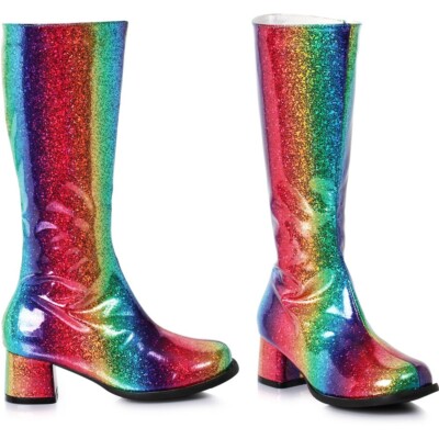 Ellie 1.75'' Heel Childrens Rainbow Gogo Boot Girls Shoes Boots 175/SUMMER Sz L