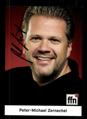 Peter Michael Zernechel Autograph Card Original Signed # BC 97096