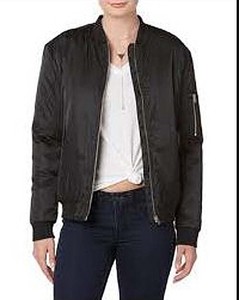 juniors black bomber jacket