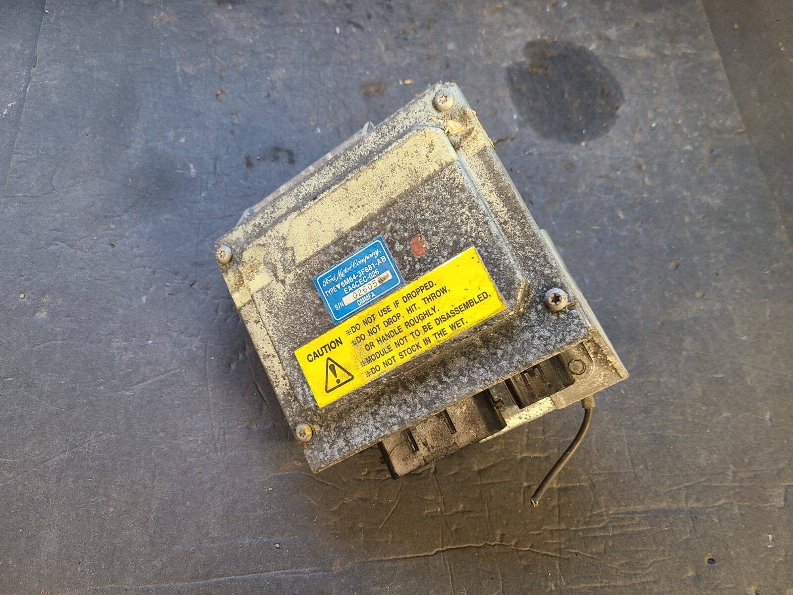 20052007 FORD ESCAPE HYBRID POWER STEERING CONTROL MODULE 6M643F881