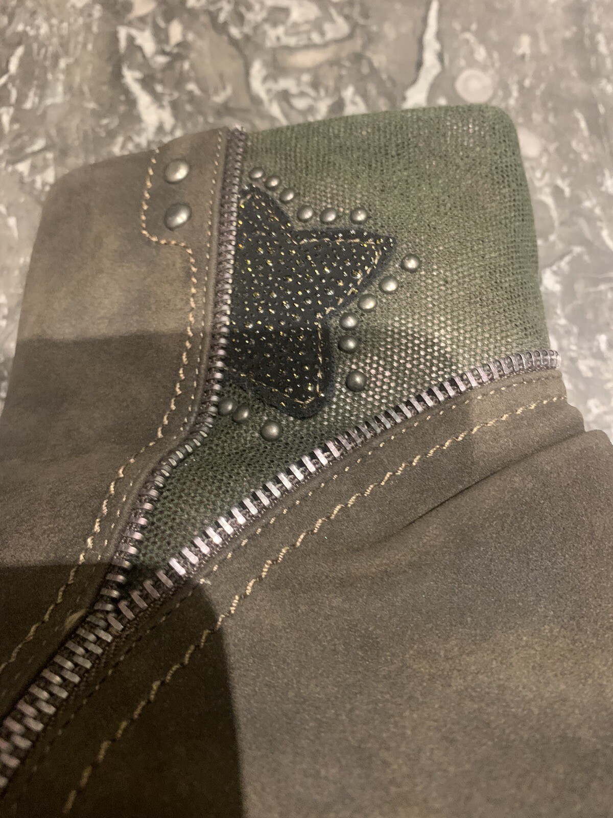 Sage Green Ankle Boots Size7 Made By Cipriata eBay