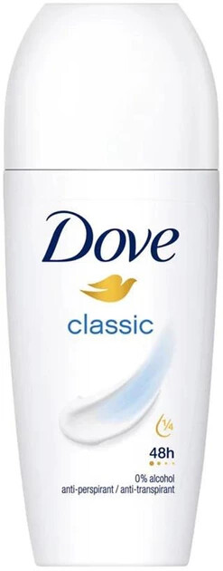 Антиперспирант Dove Classic в рулоне 50 мл Unilever 3090₽