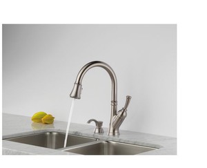 Delta Saville Stainless 1 Handle Pull Down Kitchen Faucet Ebay