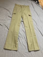 Boy Scouts Of America Uniform Official Pants Cargo Pocket Snap Vtg 80s 30x31