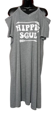 Bohemian Hippy Soul Clothing Misslook Hippie Soul Grey T-Shirt
