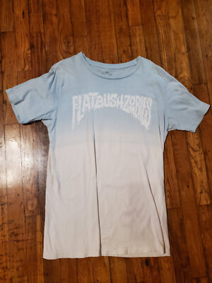 Flatbush Zombies 2017 BLUE SKY DIP DYE Medium Shirt M FBZ Authentic 