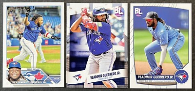 Vladimir Guerrero Jr (3) Card Lot - Blue Jays