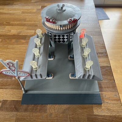 Mattel Flo s V8 Café Cafe Flos Cars Beleuchtet Funktioniert Selten Disney Pixar