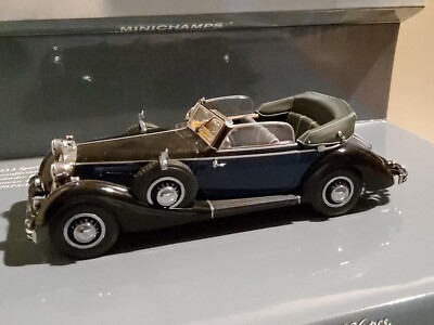 Miniature Horch 853A Cabriolet 1/43 - Altaya - Véhicule Militaire De Collection