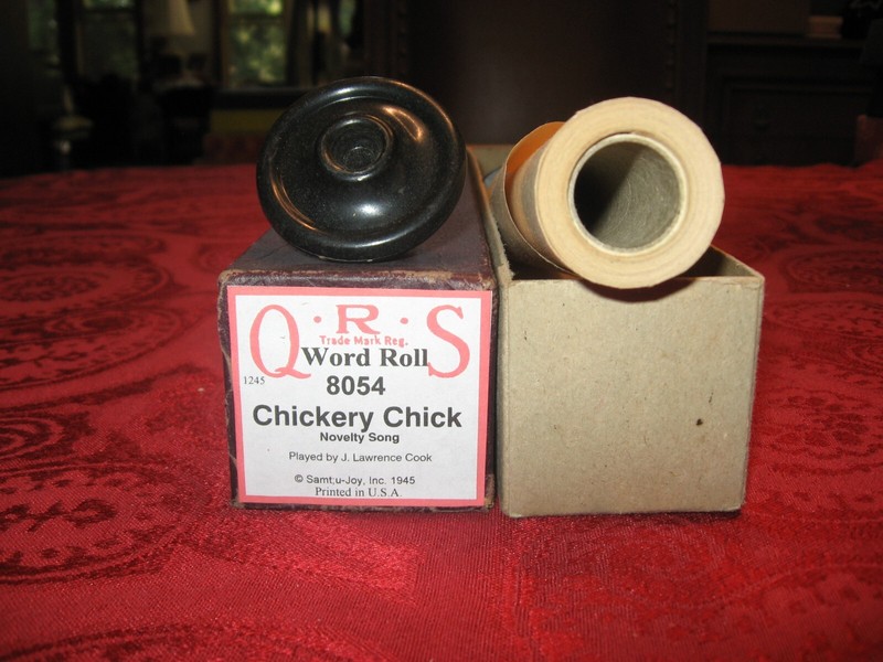Chickery Chick - QRS Player Piano Roll #8054 (Novelty Song): Hear It Play!