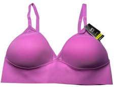 Maidenform Bralette Womens XL Orchid Triangle Convertible Lightly Lined Wirefree
