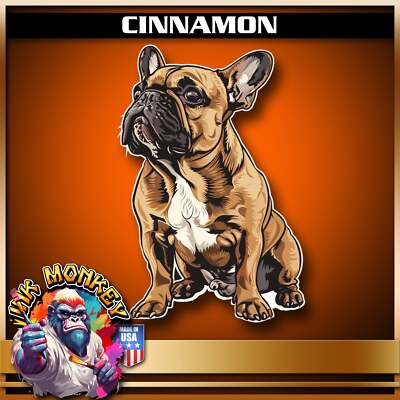 French Bulldog Puppy Decal Sticker - Customize with your dogs name