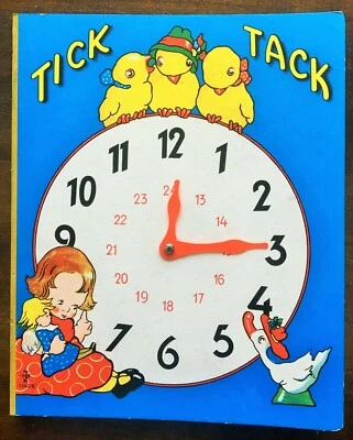 Spielbilderbuch Bilderbuch Pappe. - Tic Tack Uhr. Tamara Ramsay. Pestalozzi 1945 - Bild 1 von 4