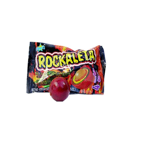 Sonrics Rockaleta Lollipops Gum Center display 30 pops on box 1-Lb 9-oz box - 第 2/2 張圖片