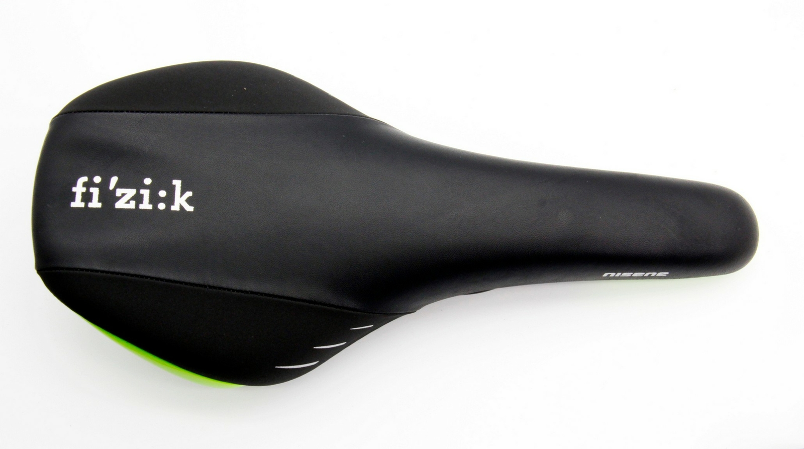 Fizik Nisene Road MTB eBike Cycle Bike Saddle Black color Seat w/Green