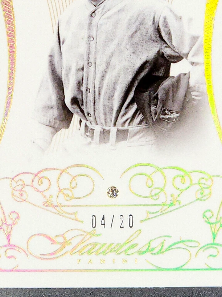 2014 Flawless National Treasures 67 Miller Huggins HOF /20 *Real Diamond in Card - Image 3 of 4