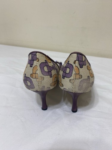 GUCCI Multicolor satin rhinestone horsebit Peep toe heels pumps Women’s 9.5 - Picture 5 of 10