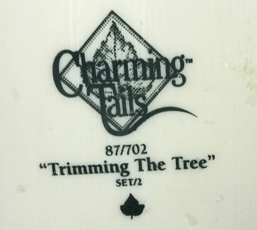 "TRIM A TREE" Charming Tails 2 Stück ~ Tierfreunde Deko Figur in Box - Bild 9 von 12