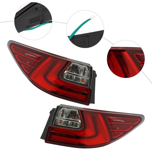 LED Outer Tail Light Left+Right Side Rear Lamp For 2016-2018 Lexus ES300h ES350 - Bild 5 von 24