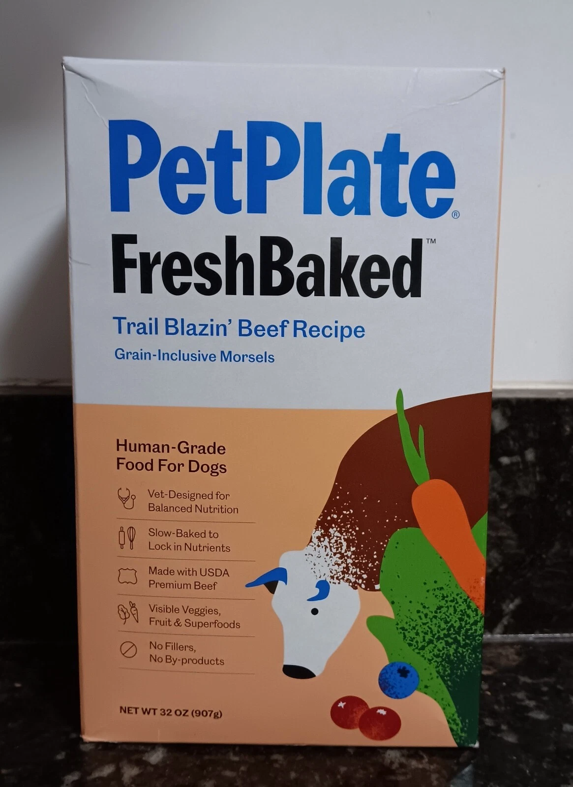 PetPlate FreshBaked Dry Dog Food | Human Grade Dog Kibble | Vet Designed and For