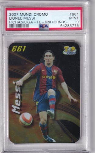 Carte à Collectionner Lionel Messi 2007 - La Liga Marbre Horizontale - Notée PSA 9 (RARE) - Carte Sportive Gradée