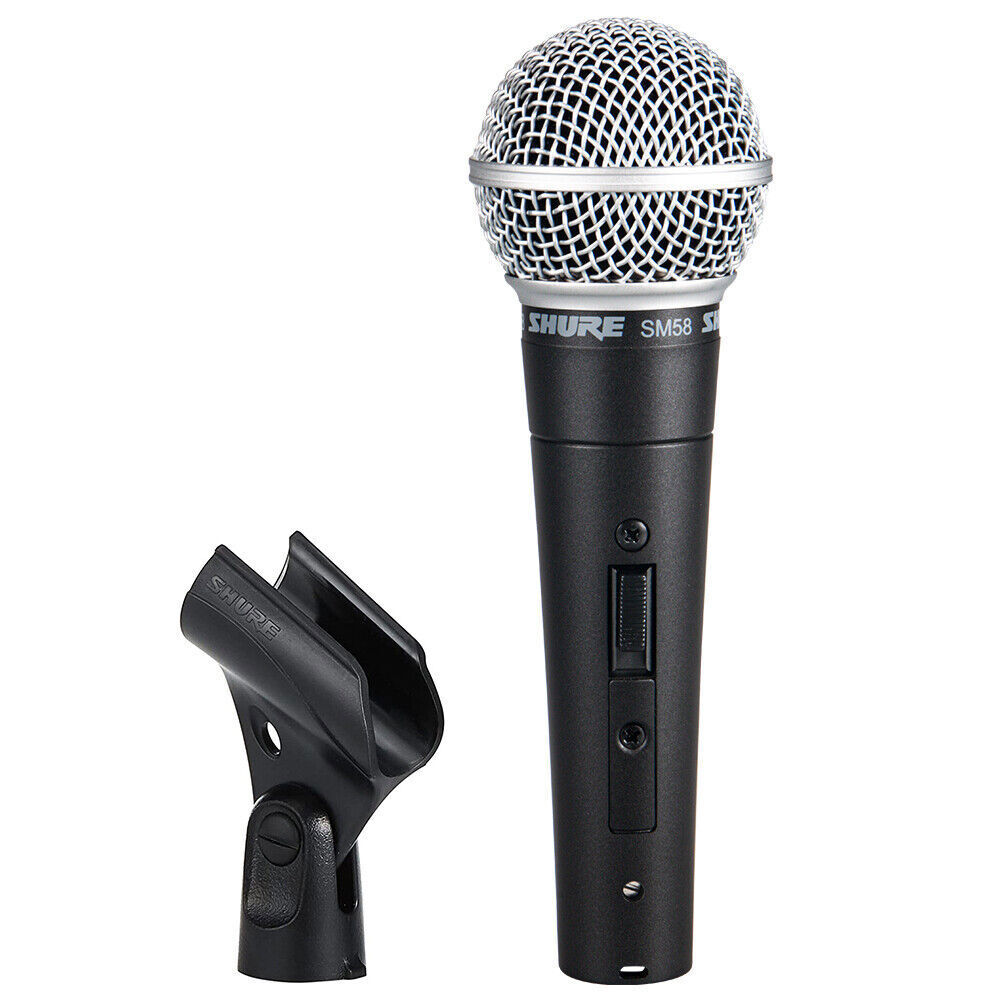 Shure SM58s Vocal Microphone with On/Off Switch Falak Tayyeb Platinum