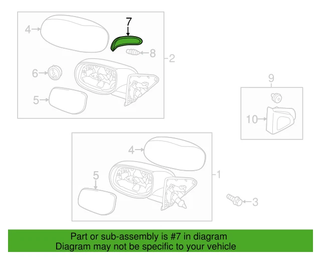 GENUINE Side Mirror Signal Lamp LEFT for 2011-2013 Kia Forte OEM 876141M005⭐⭐⭐⭐⭐ Foto 3 de 4