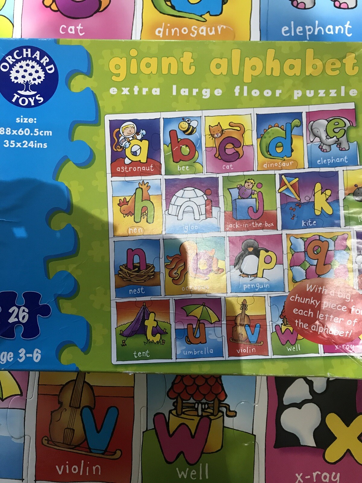 orchard toys giant alphabet puzzle