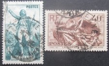 FRANCE-1936- N°314 et 315 oblitérés