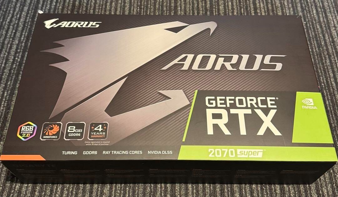 GIGABYTE AORUS GeForce RTX 2070 Super 8G Graphics Card | eBay