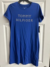 NWT Tommy Hilfiger Blue Studded Dress Size M Medium