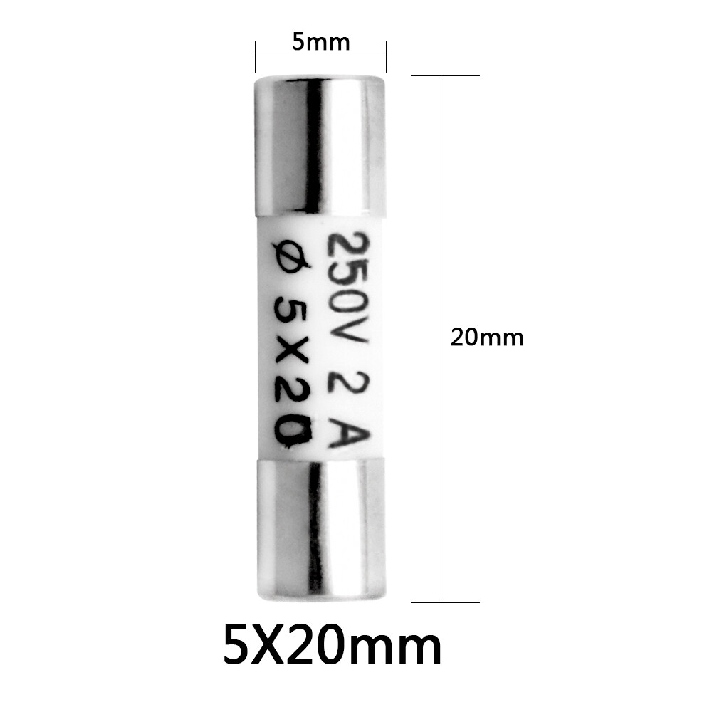 20pcs 500V 0.520A Fast Blow Acting Quick Ceramic Fuses Ceramic 6x30