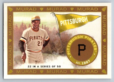 2021 Topps Allen and Ginter T51 Murad Reimagined Roberto Clemente #MR-22 Pirates
