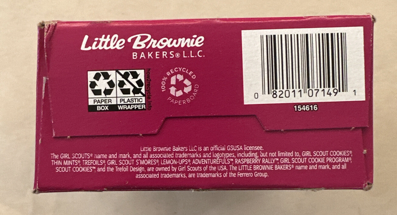 RASPBERRY RALLY Girl Scout Cookies 1 Box Exp 92023 82011071491 eBay
