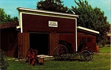 Herbert Hoover Presidential Library West Branch Iowa IA Blacksmith Shop Postcard