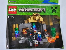 LEGO Minecraft Manual Lot, 21123, 21119, 21139 - No Bricks Included