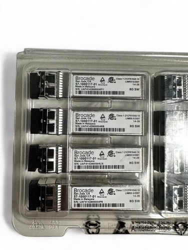 8 modules émetteur-récepteur Brocade 57-1000117-01 8 Go LC SW SFP fibre 850 nm - Photo 2/2