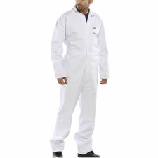 Cotton Drill Click Mens Boilersuit Coverall Overalls Workwear Painters Decorator