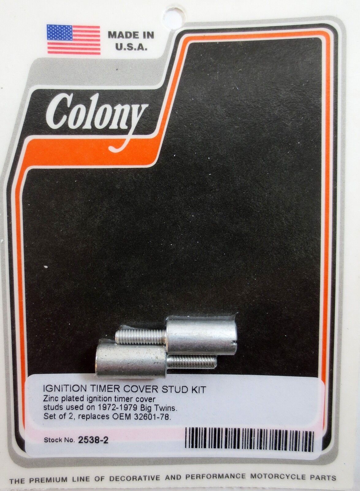 Colony Ignition Cover Timer Stud Kit  2538-2*